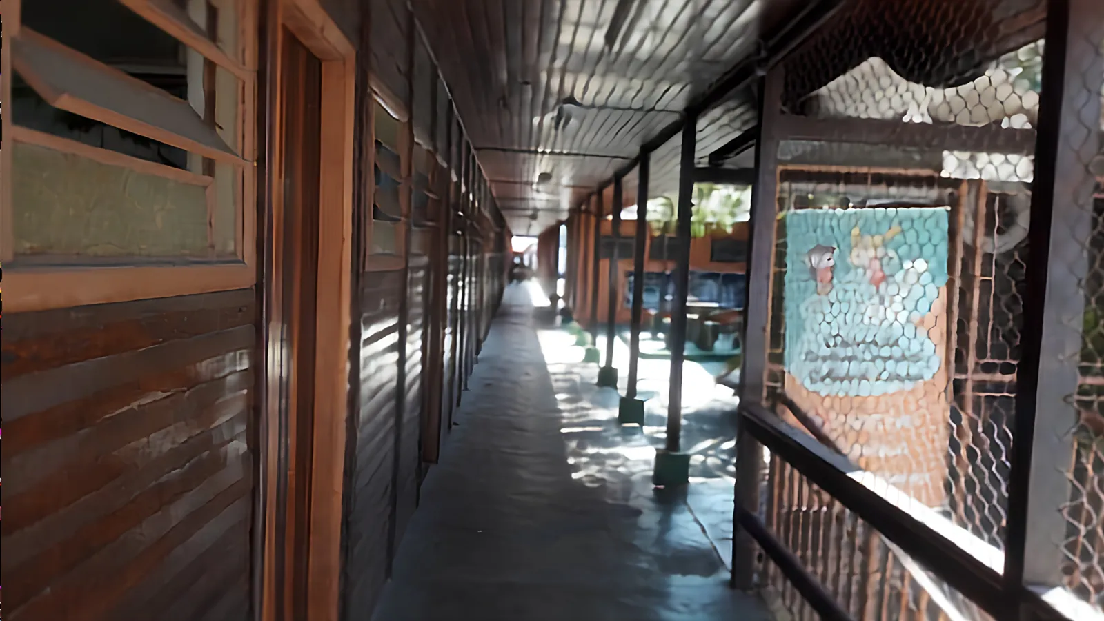Corredor da Associação Olhar de Laura