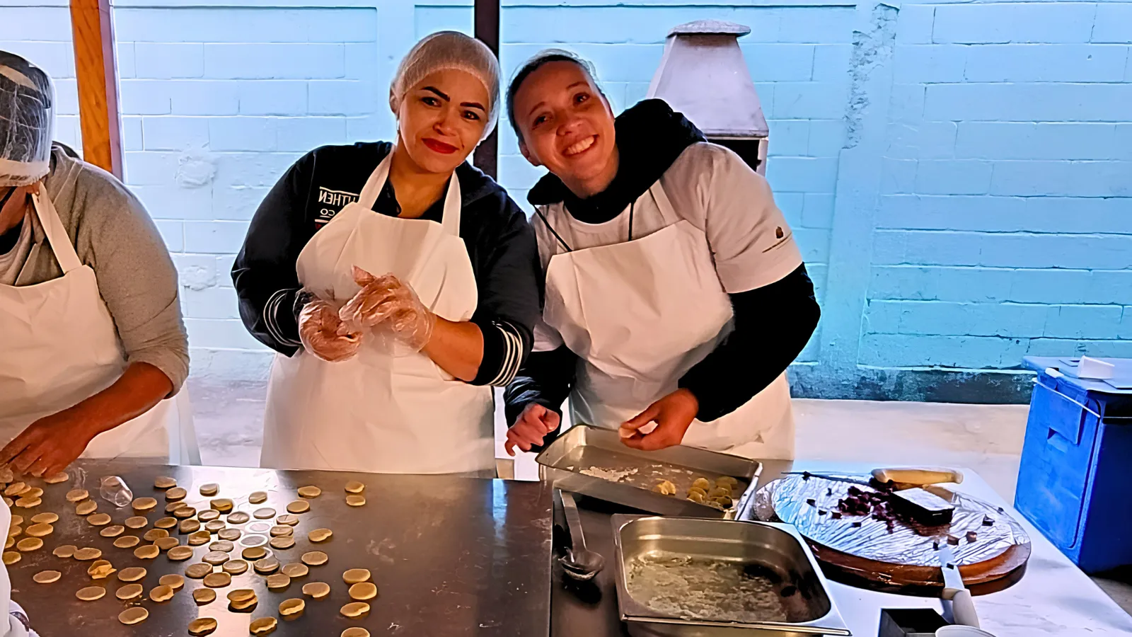 Curso de biscoitos artesanais da Associação Olhar de Laura